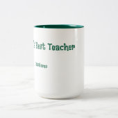Custom Teacher Gift Mug  Tweekleurige Koffiemok (Center)