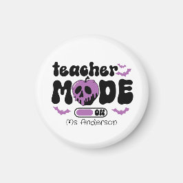 Custom Teacher Halloween Teacher Mode On Magneet