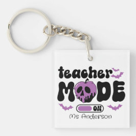 Custom Teacher Halloween Teacher Mode On Sleutelhanger