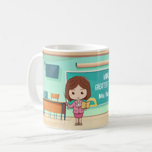 Custom Teacher Mokken - Vrouw Classroom Kort Haar