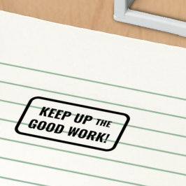 Custom Teacher Motivation School Huiswerk Grading Zelfinktende Stempel