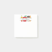 Custom Teacher Name Apple Pencil Ruler Post-it® Notes (Voorkant)