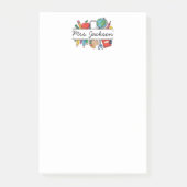 Custom Teacher Name Back to School Post-it® Notes (Voorkant)