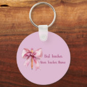 Custom Teacher Name Keychain Teacher Appreciation (Voorkant)