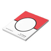 Custom Teacher Notepad Classroom Theme Notitieblok (Linkerzijde)