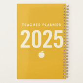 Custom Teacher Planner - Terug naar school 2025 (Achterkant)