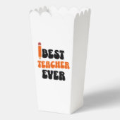 Custom Teacher Popcorn Box Favoriet Bedankdoosjes (Achterkant)