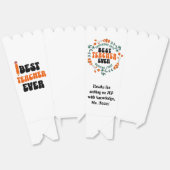 Custom Teacher Popcorn Box Favoriet Bedankdoosjes (Ongevouwen)