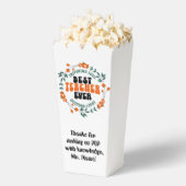 Custom Teacher Popcorn Box Favoriet Bedankdoosjes (Popped)