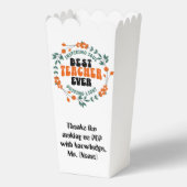 Custom Teacher Popcorn Box Favoriet Bedankdoosjes (Voorkant)
