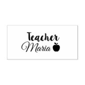 Custom Teacher Stamp Personaliseer het met uw naam Rubberstempel (Afrduk)