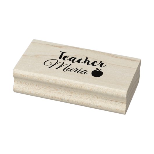Custom Teacher Stamp Personaliseer het met uw naam Rubberstempel (Stempel)