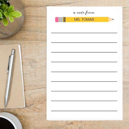 Custom Teacher Terug naar school Einde van het jaa Post-it® Notes