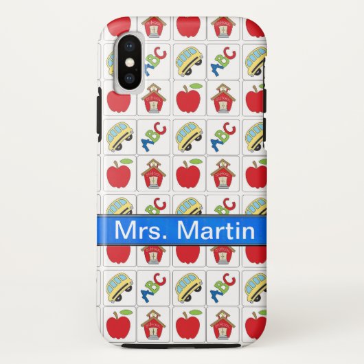 Custom Teacher's iPhone Case (Achterkant)