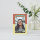 Custom Team Bride Trading Kaart, Bruidsmeisjes ges Contactkaartje (Staand voorkant)