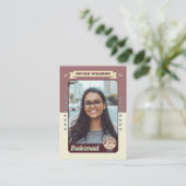 Custom Team Bride Trading Kaart, Bruidsmeisjes ges Contactkaartje (Staand voorkant)