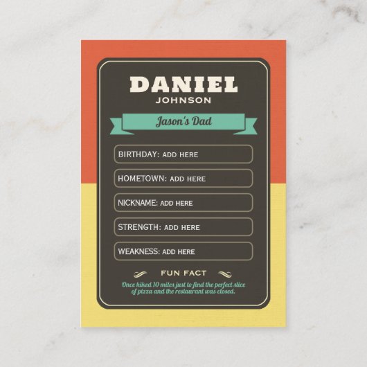 Custom Team Groom Kaarten Groomsmen Trading Kaarte Contactkaartje (Achterkant)