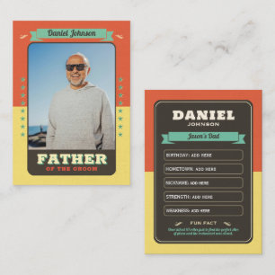 Custom Team Groom Kaarten Groomsmen Trading Kaarte Contactkaartje