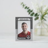 Custom Team Groom Trading Kaart, Groomsmen Gifts Contactkaartje (Staand voorkant)