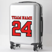 Custom Team Jersey Theme Team Spirit Sticker (Koffer)