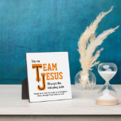 Custom TEAM JESUS Christelijk Fotoplaat (Insitu)