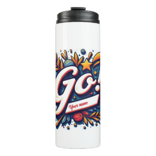 Custom Team Pride Mascot Thermosbeker