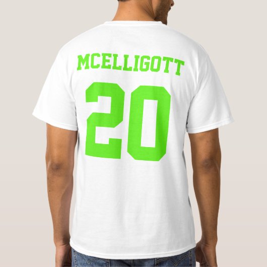Custom Team Shirt 20 (Achterkant)