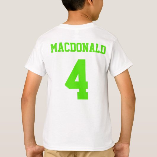 Custom Team Shirt 4 (Achterkant)