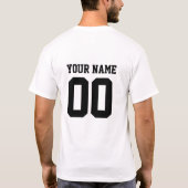 CUSTOM TEAM SPORT Heren Basic T-Shirt (Achterkant)