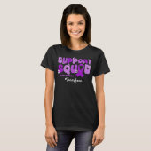Custom Team Support Squad voor Epilepsie T-shirt (Voorkant volledig)