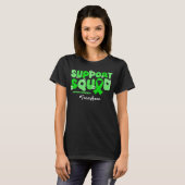 Custom Team Support Squad voor Lymfoom T-shirt (Voorkant volledig)