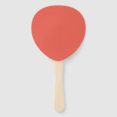 Custom Tear Drop Fan – Fire Opal Bold Handwaaier (Achterkant)