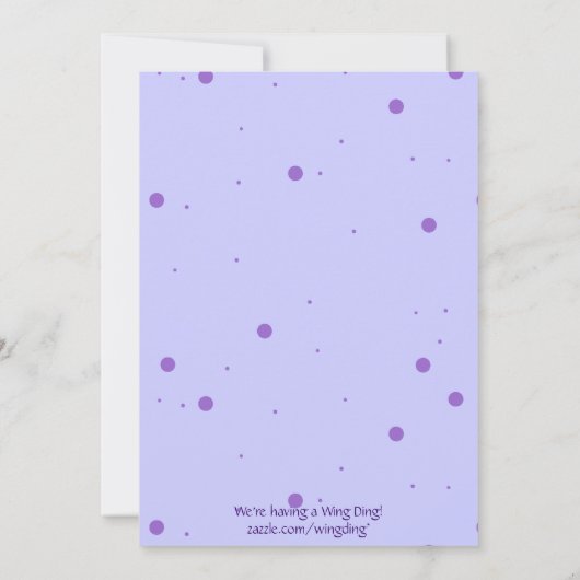 Custom Teddy Bear Blue Fairy Princess Kaart (Achterkant)