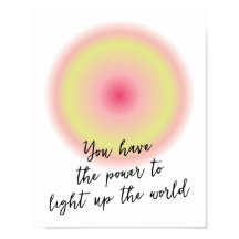 Custom Teen Girl Positieve Inspirerend Quote