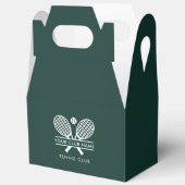 Custom Tennis Club Name Team Players Swag Bedankdoosjes (Open)