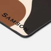 Custom Terra Cotta Abstract Silhouette Boho Bureaumat (Hoek)