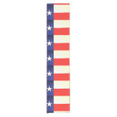 Custom Texas Flag Table Runner Korte Tafelloper (Voorkant)