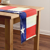 Custom Texas Flag Table Runner Korte Tafelloper (Voorbeeld)
