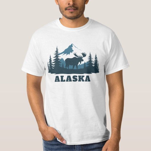 Custom Text ALASKA T-shirt (Voorkant)