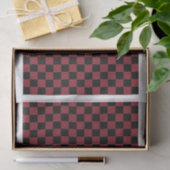 Custom Text Alice in Wonderland White Rabbit Check Tissuepapier (Geschenk)