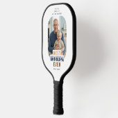 Custom Text and Photo Best Grandpa Ever Pickleball Paddle (Links)