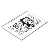 Custom Text Art Deco Cocktail Party Notitieboek (Linkerzijde)