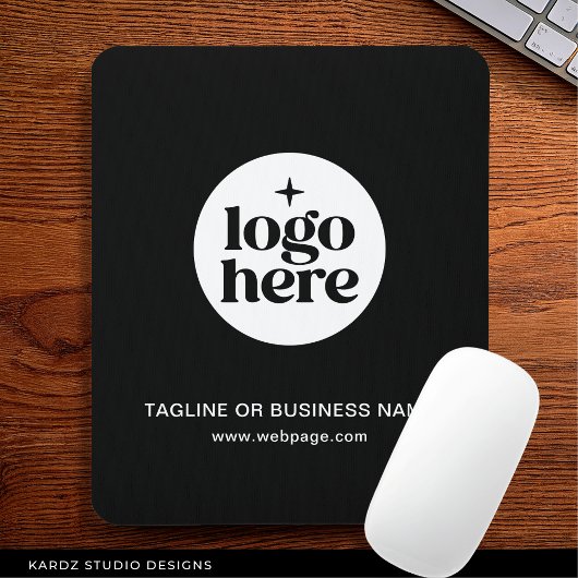 Custom Text Black Business Company Logo Muismat