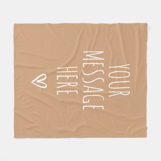 Custom Text Blanket Birthday or Graduation Gift Fleece Deken (Voorkant (Horizontaal))