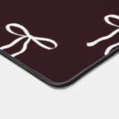 Custom Text Bow Ribbon Pattern Desk Mat (Hoek)