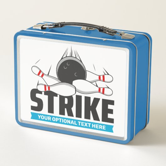Custom Text Bowling Strike (Achterkant)