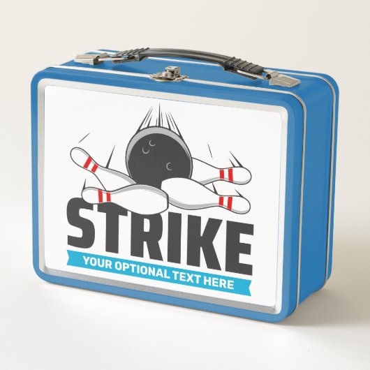 Custom Text Bowling Strike (Voorkant)