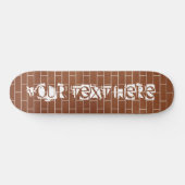 Custom Text Brick Wall Skateboard (Horizontaal)