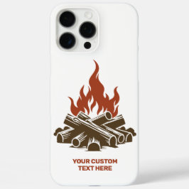 Custom Text Camping iPhone 16 Pro Max Hoesje