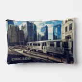 Custom Text Chicago USA Etui (Achterkant)